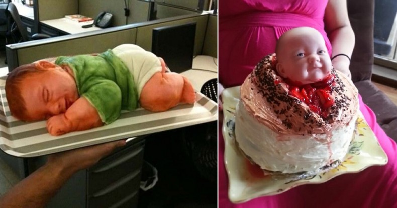 Weirdest Baby Shower Cake