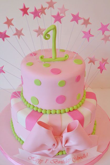 Baby Girl First Birthday Cake Ideas