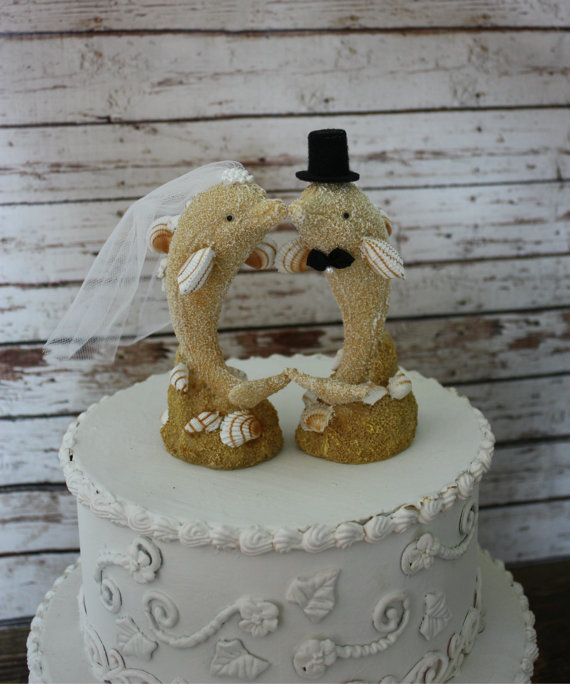 Beach Wedding Cake Topper