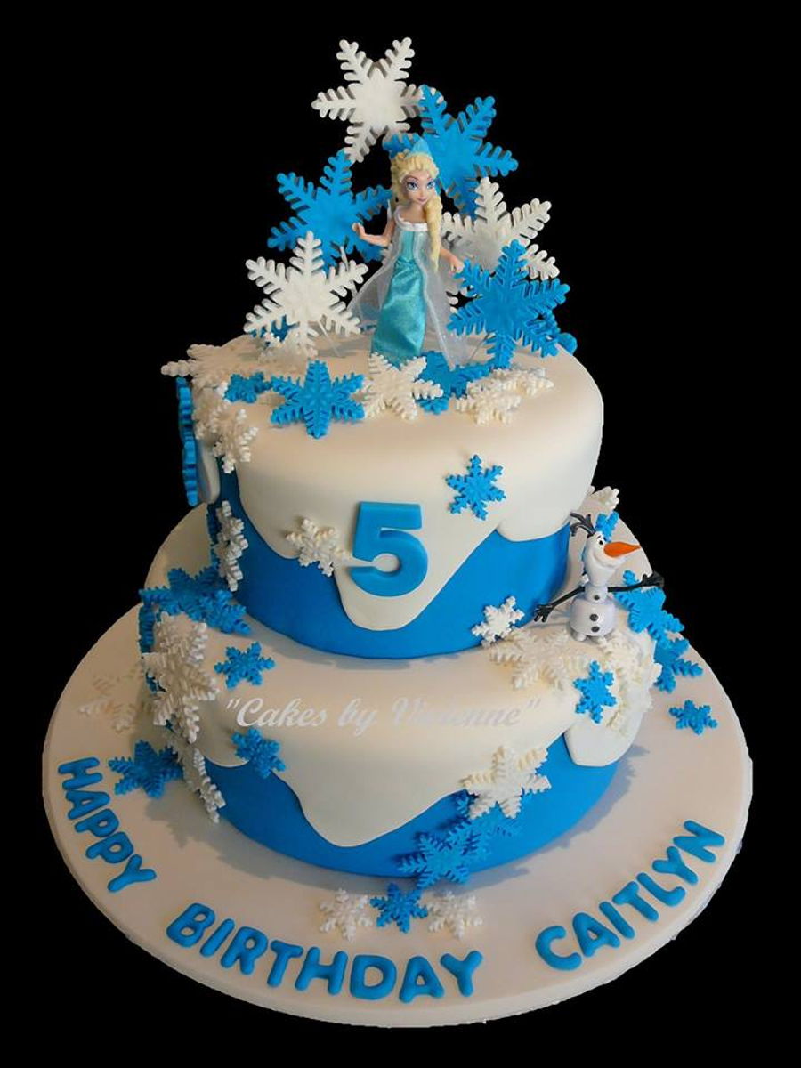 Birthday Cakes for 5 Year Old Frozen