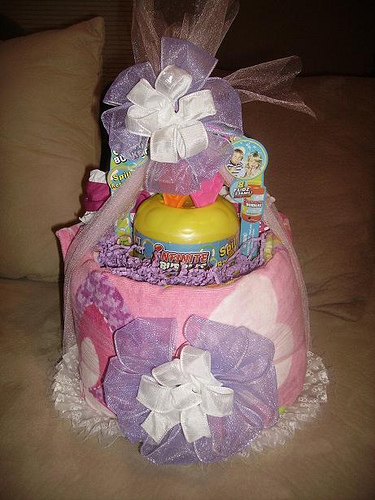 Birthday Towel Cake