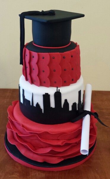 Boston University Graduation Cake