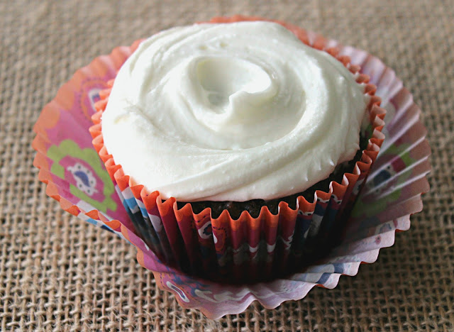 Brownie Cupcakes with Cream Cheese Frosting