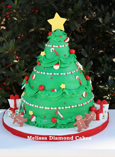 Buttercream Christmas Cakes