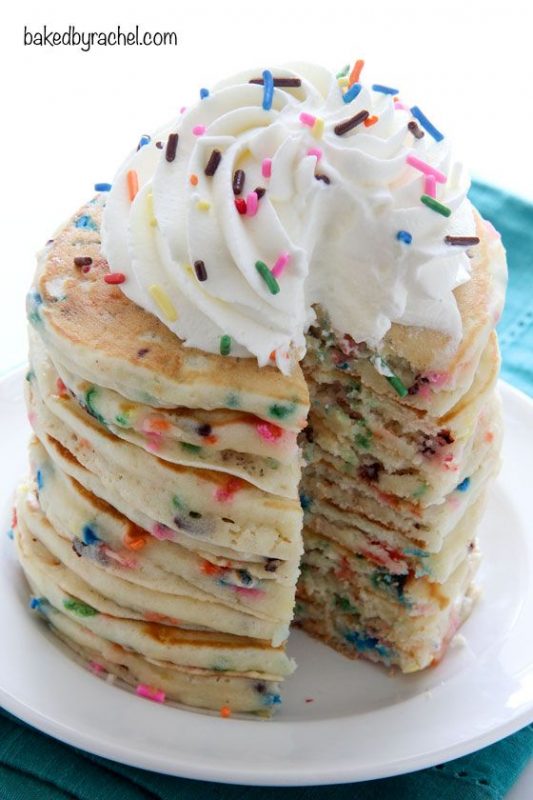 Cake Batter Pancakes Recipe