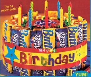 Candy Birthday Cake Ideas