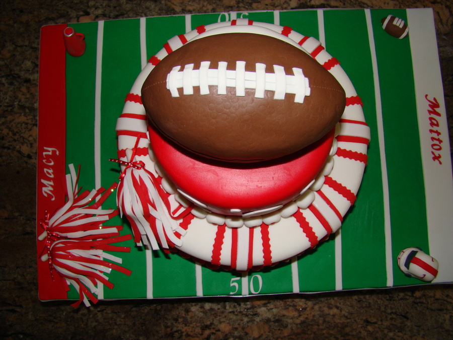 Cheerleader Birthday Cake