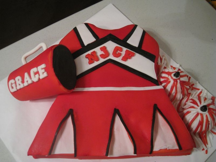 Cheerleader Birthday Cake