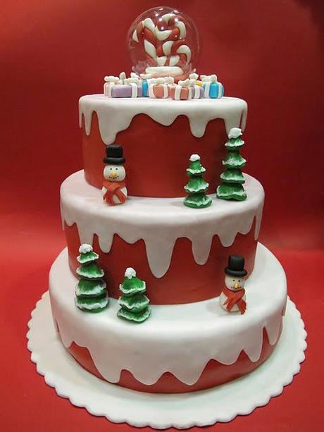 Christmas Birthday Cake