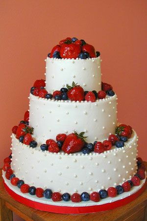 Cupcake Wedding Cakes Fruit