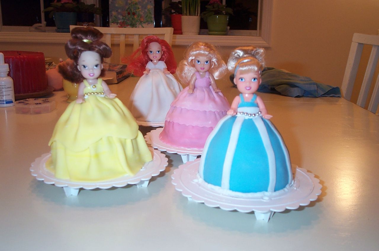 Disney Princess Doll Cake