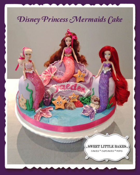 Disney Princess Mini Doll Cakes