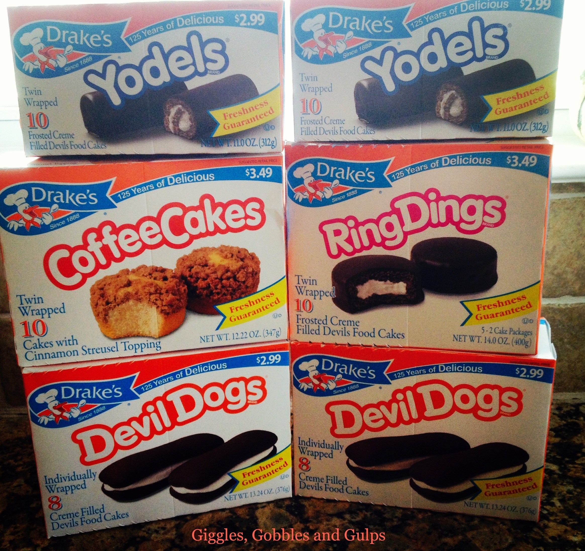 Drake's Devil Dogs Cakes