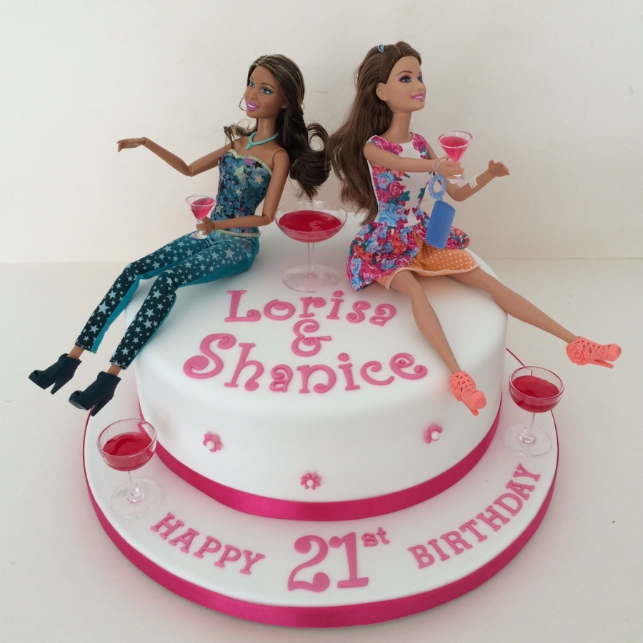 8 Photos of 21st Bday Cakes For Twins