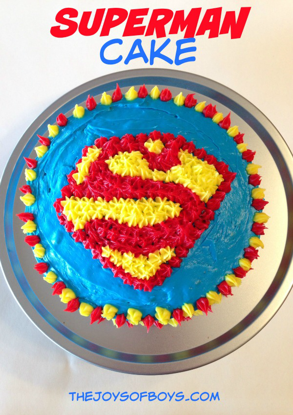 Easy Birthday Cake Superman