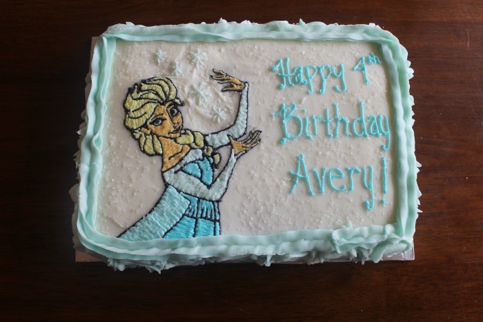 Elsa Frozen Sheet Cakes Birthday