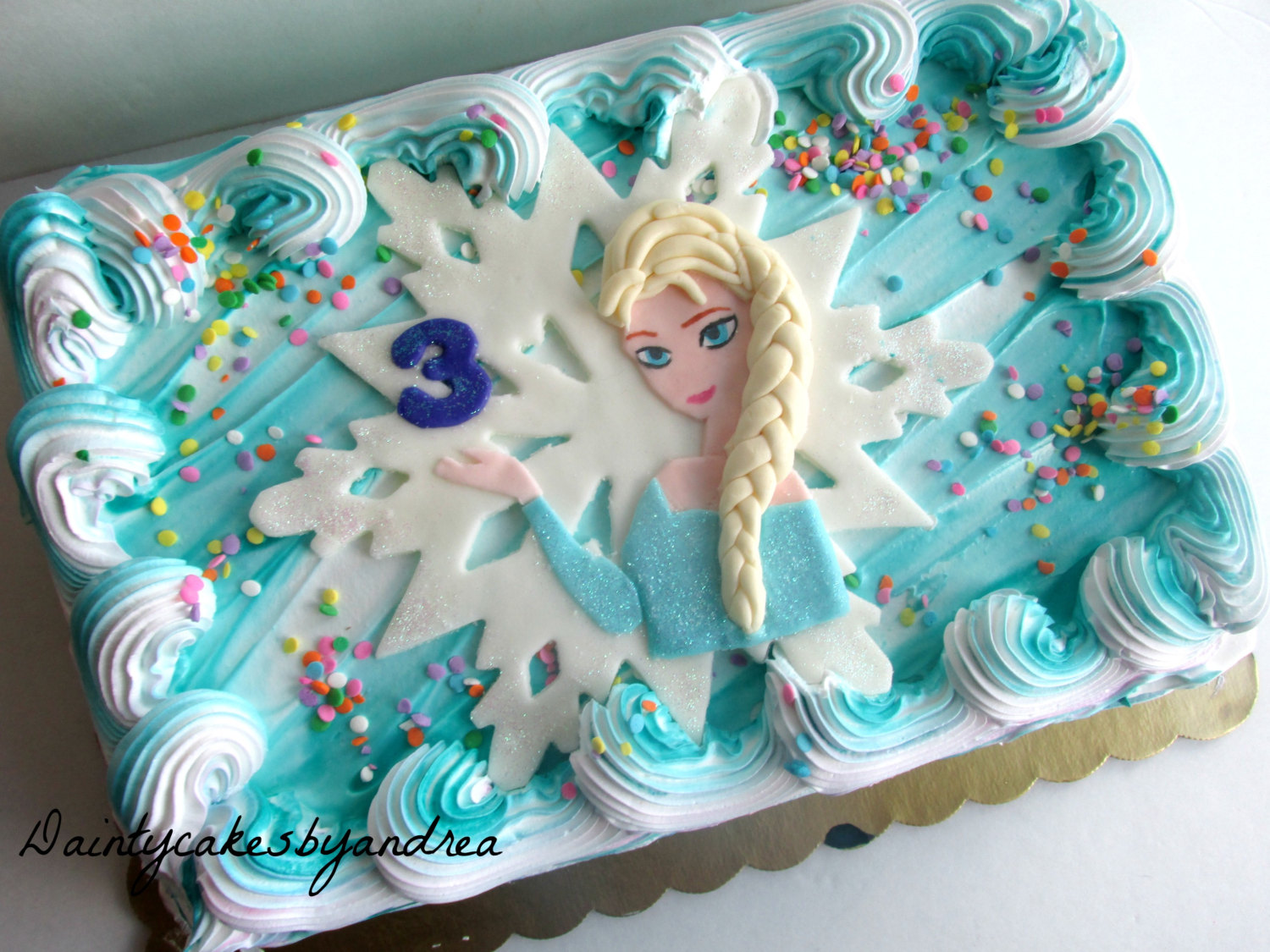 Elsa Frozen Sheet Cakes Birthday