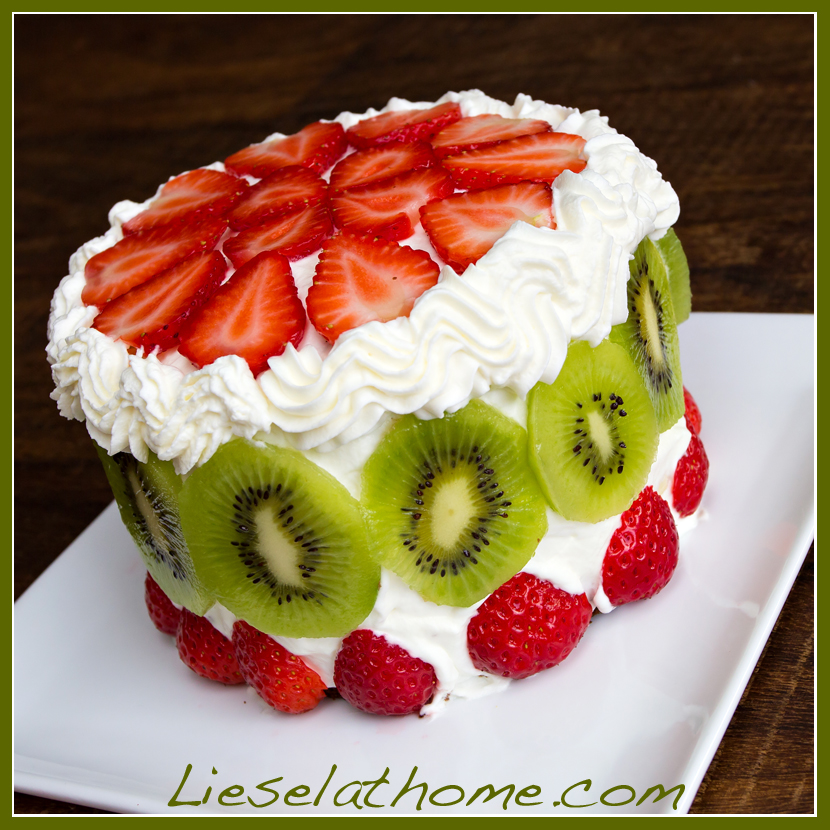 Fancy Strawberry Birthday Cake