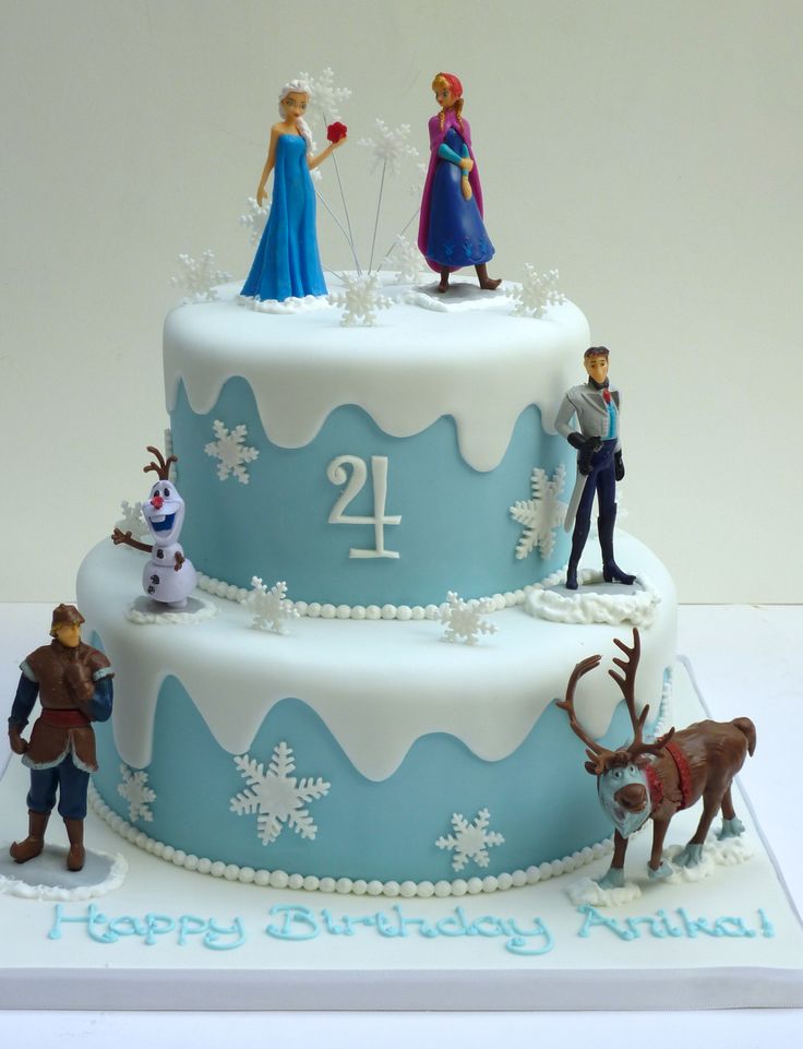 Frozen Birthday Cake