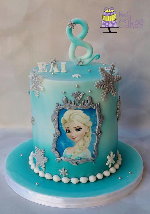 Frozen Birthday Cake