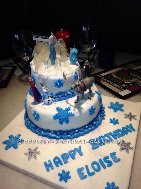 Frozen Cake for 6 Year Old Frozen Addict