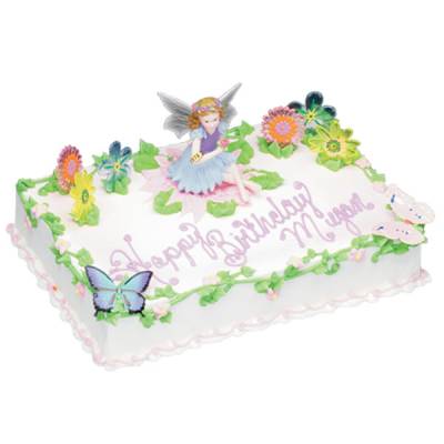 Garden Fairy Birthday Cake