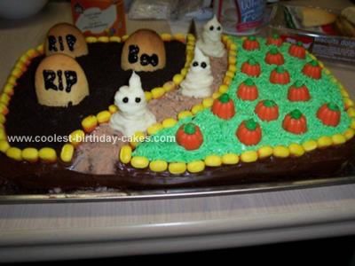 Halloween Ghost Birthday Cake