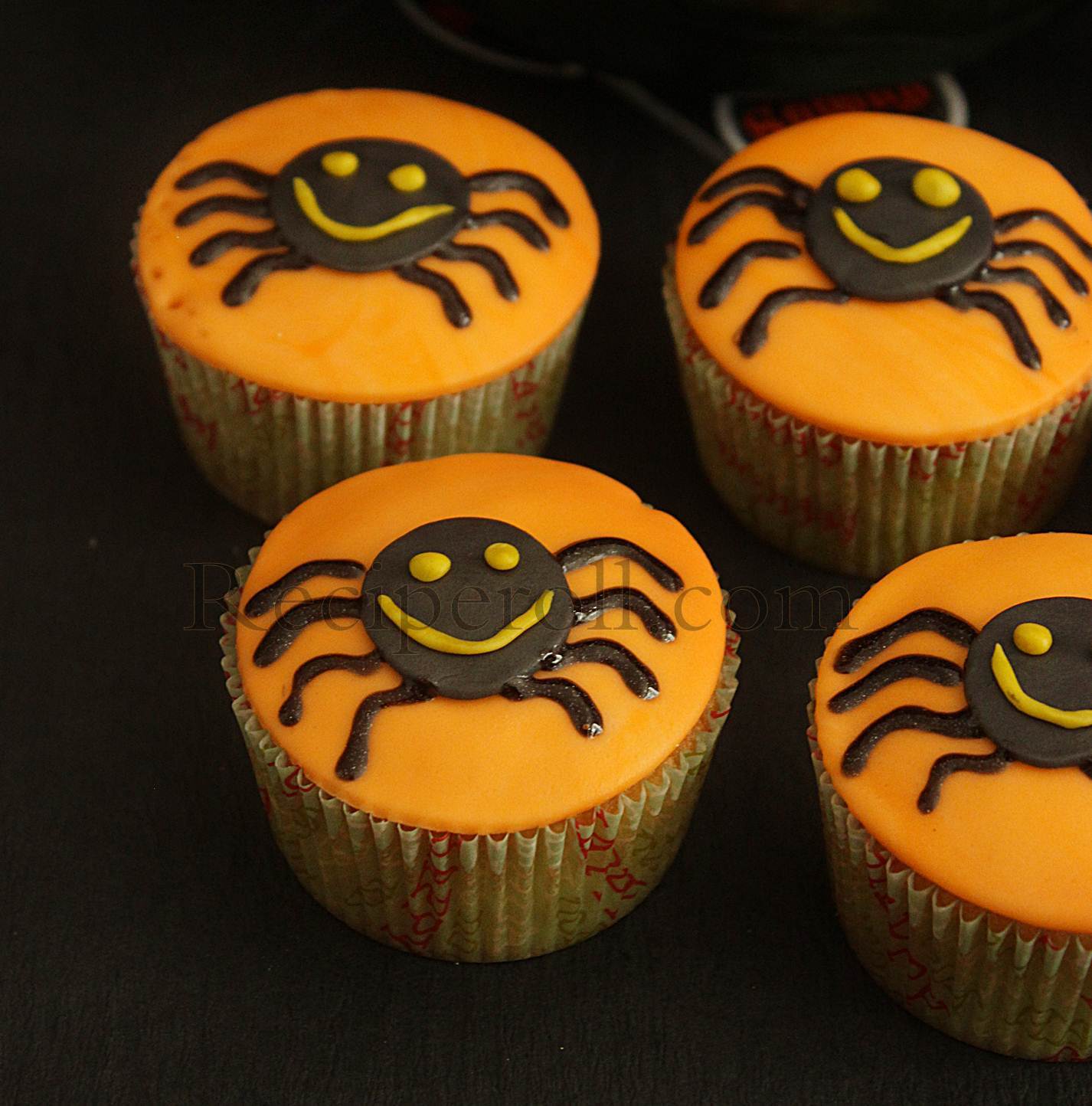 Halloween Spider Cupcakes