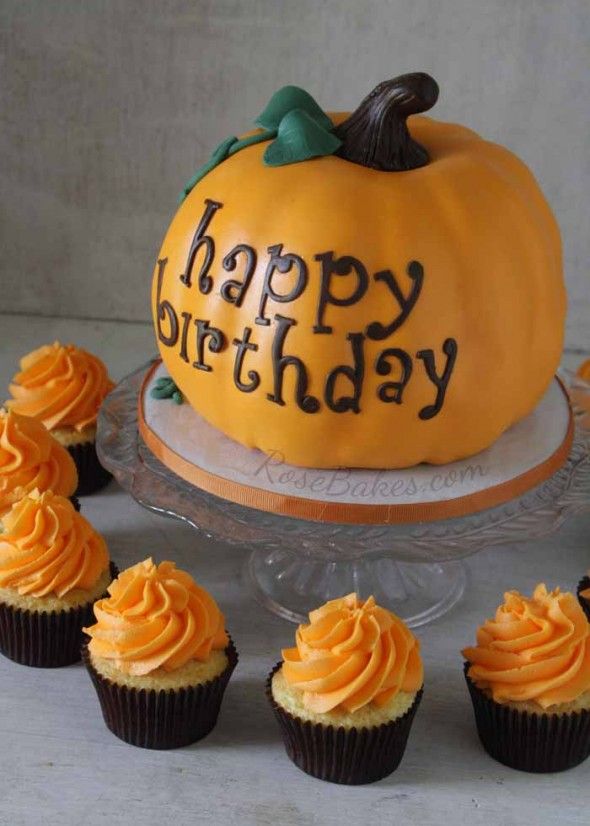 Happy October Birthday Cake