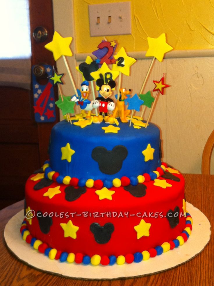 Homemade Mickey Mouse Cake Ideas