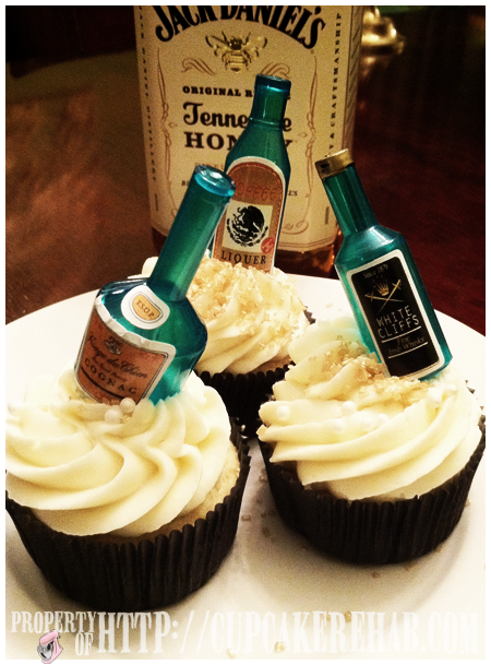 Honey Whiskey Cupcakes