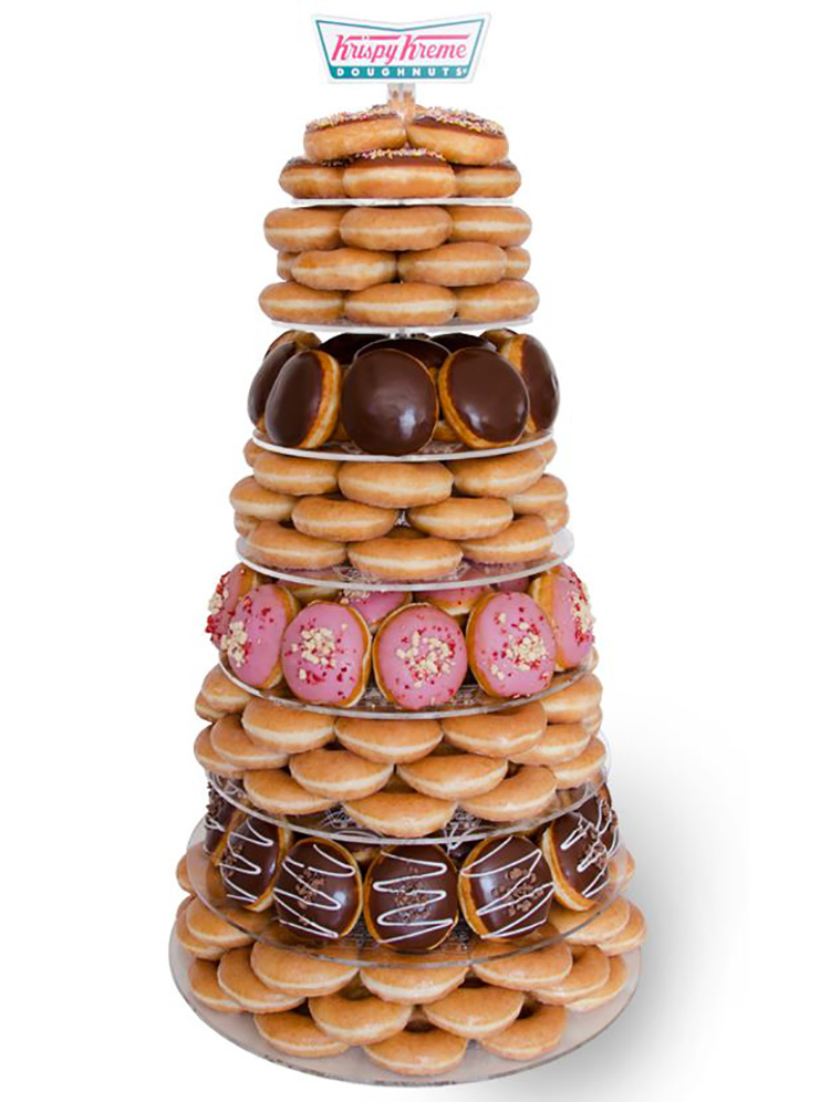 Krispy Kreme Donut Wedding Cake