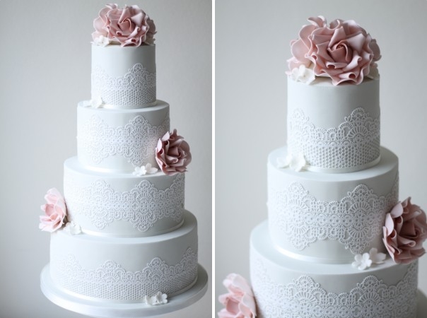 Lace Wedding Cake