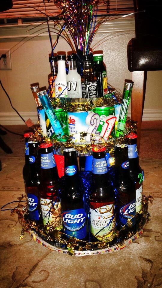 Liquor Cakes 21st Birthday Ideas