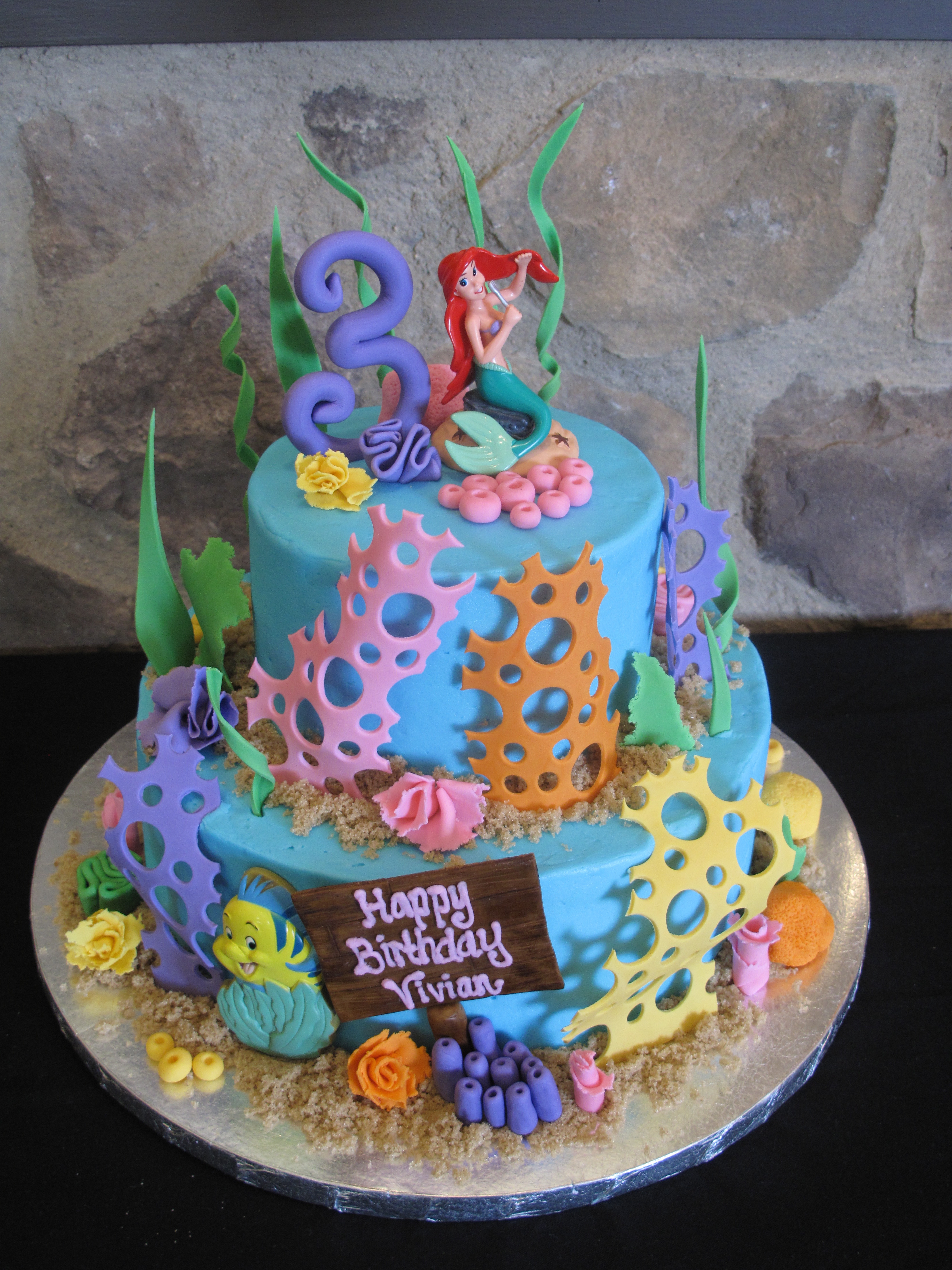 Little Mermaid Cake