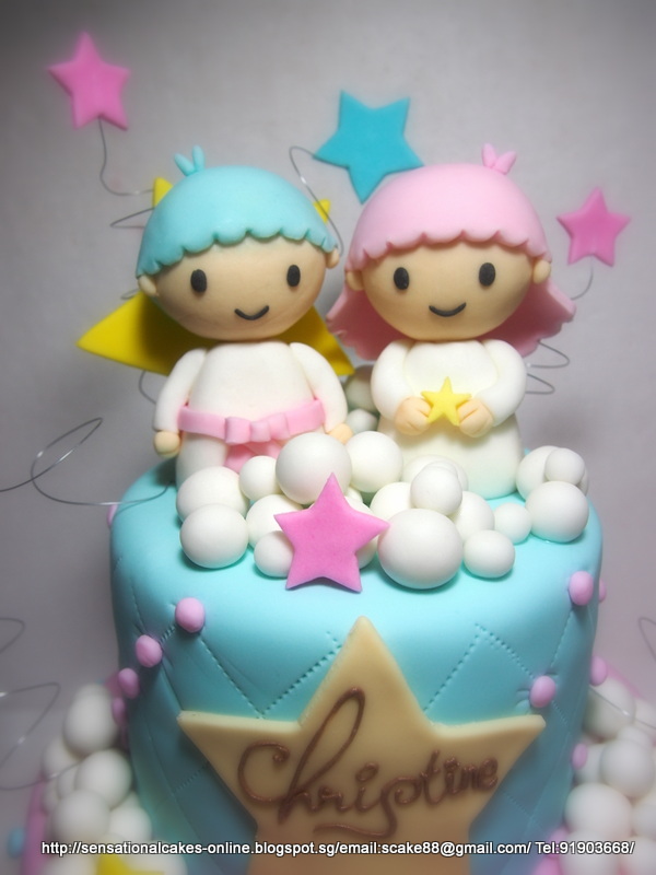 Little Twin Stars Cake