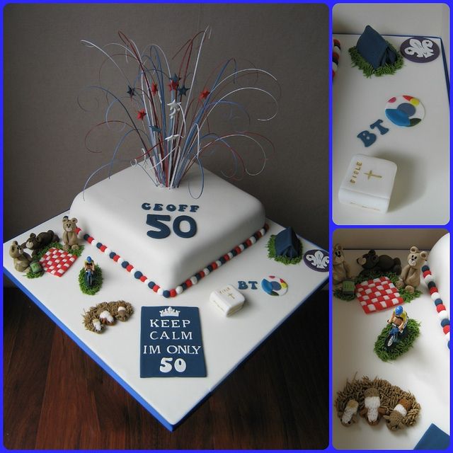 Man 50th Birthday Cake