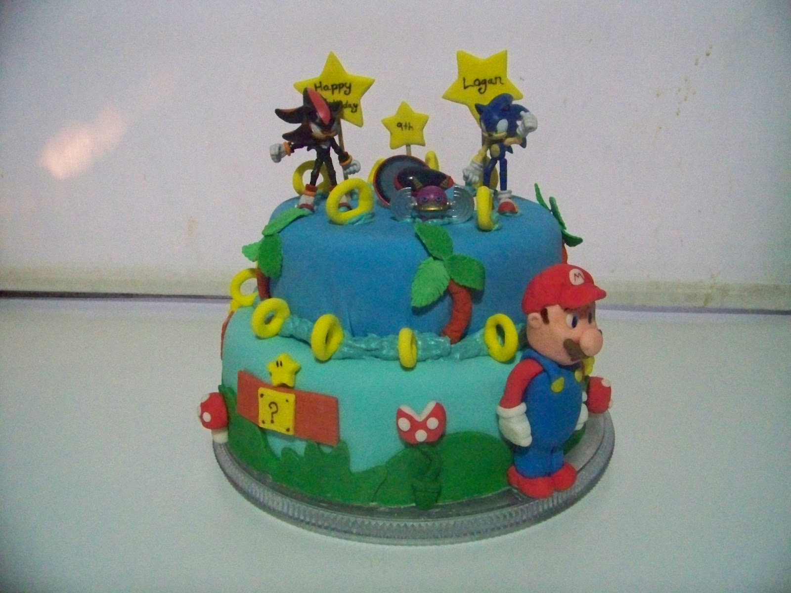 Mario and Sonic Cake