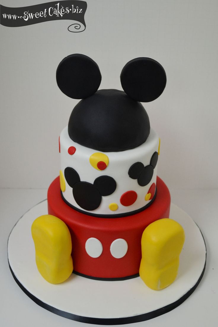 Mickey Mouse Birthday Cake