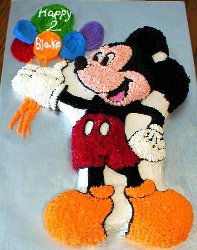 Mickey Mouse Birthday Cake