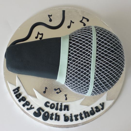 Microphone Cake