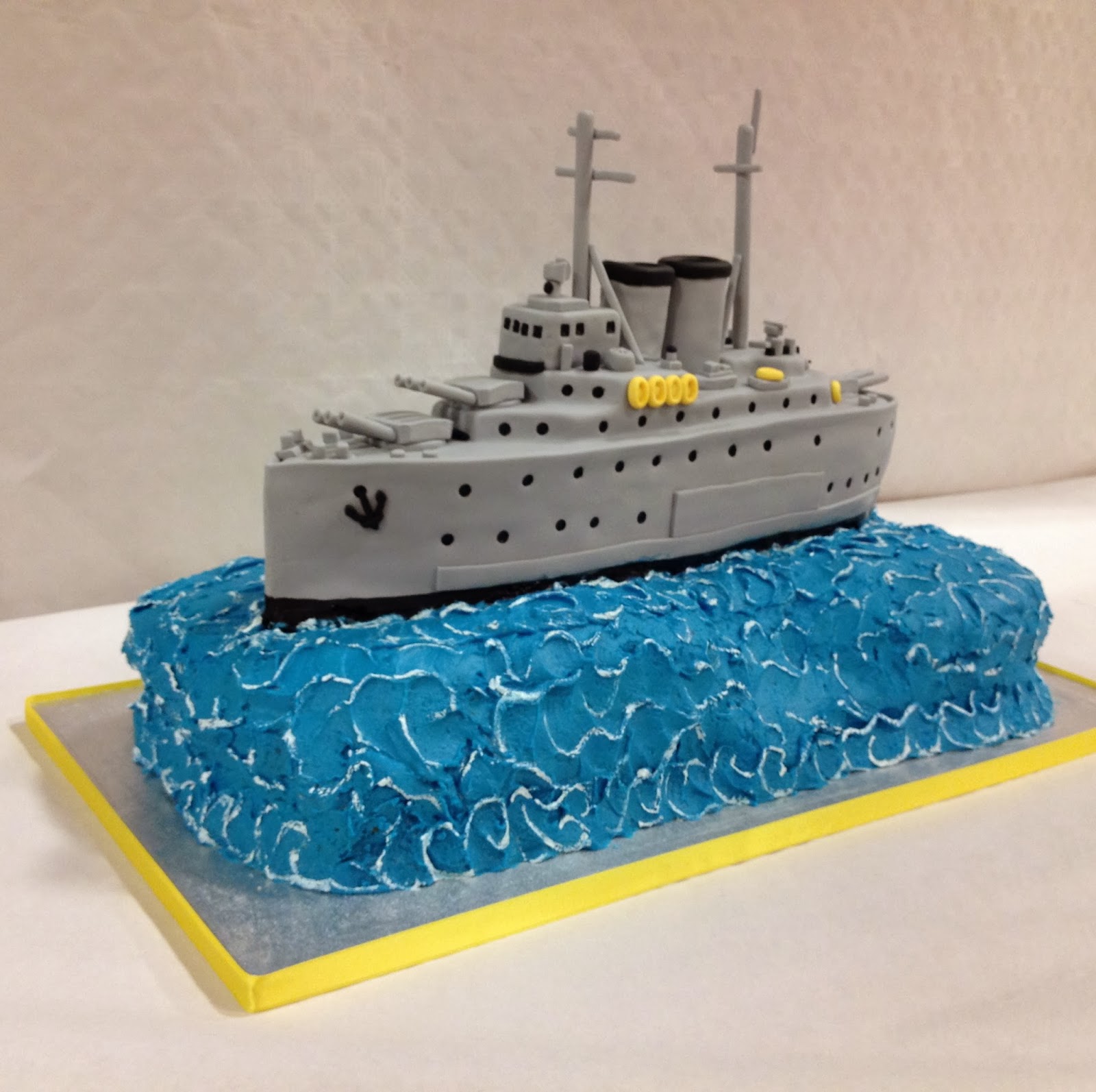 12 Photos of Navy Ship Birthday Cakes