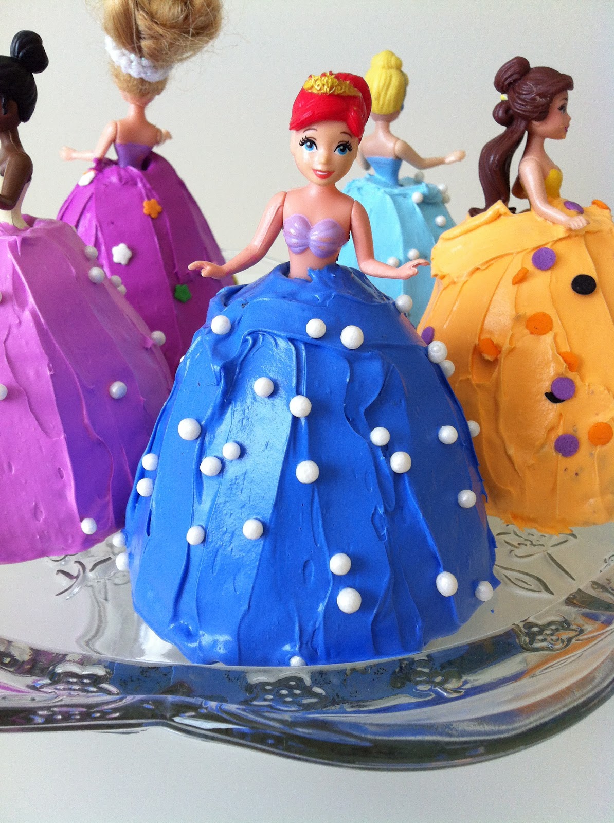 Princess Ariel Doll Cake