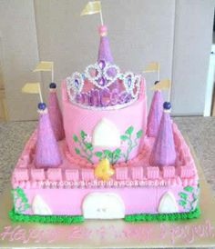 Princess Castle Birthday Cake