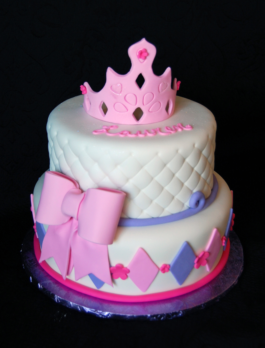 Purple Princess Birthday Cakes