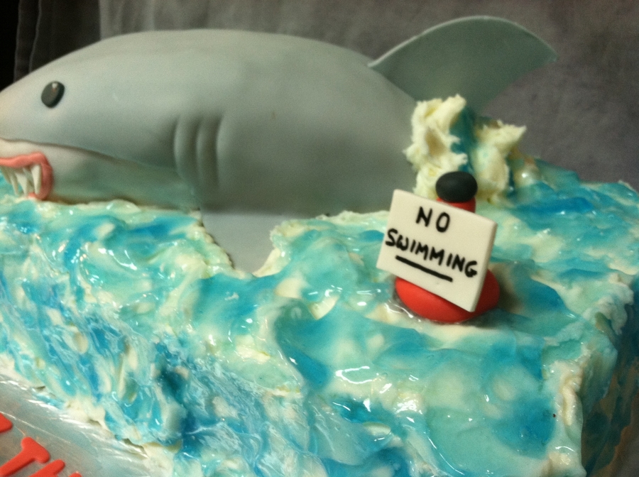 Shark Birthday Cake for Boys