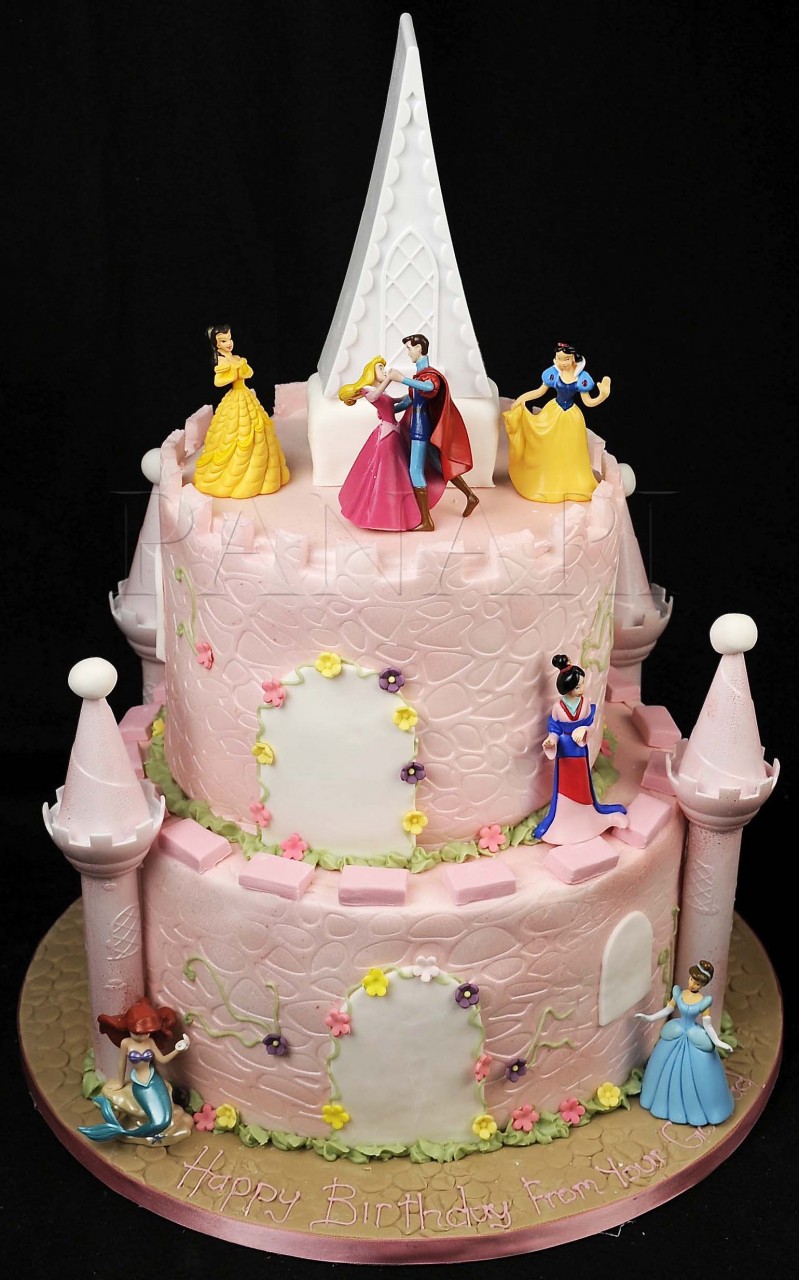 Sleeping Beauty Castle Cake