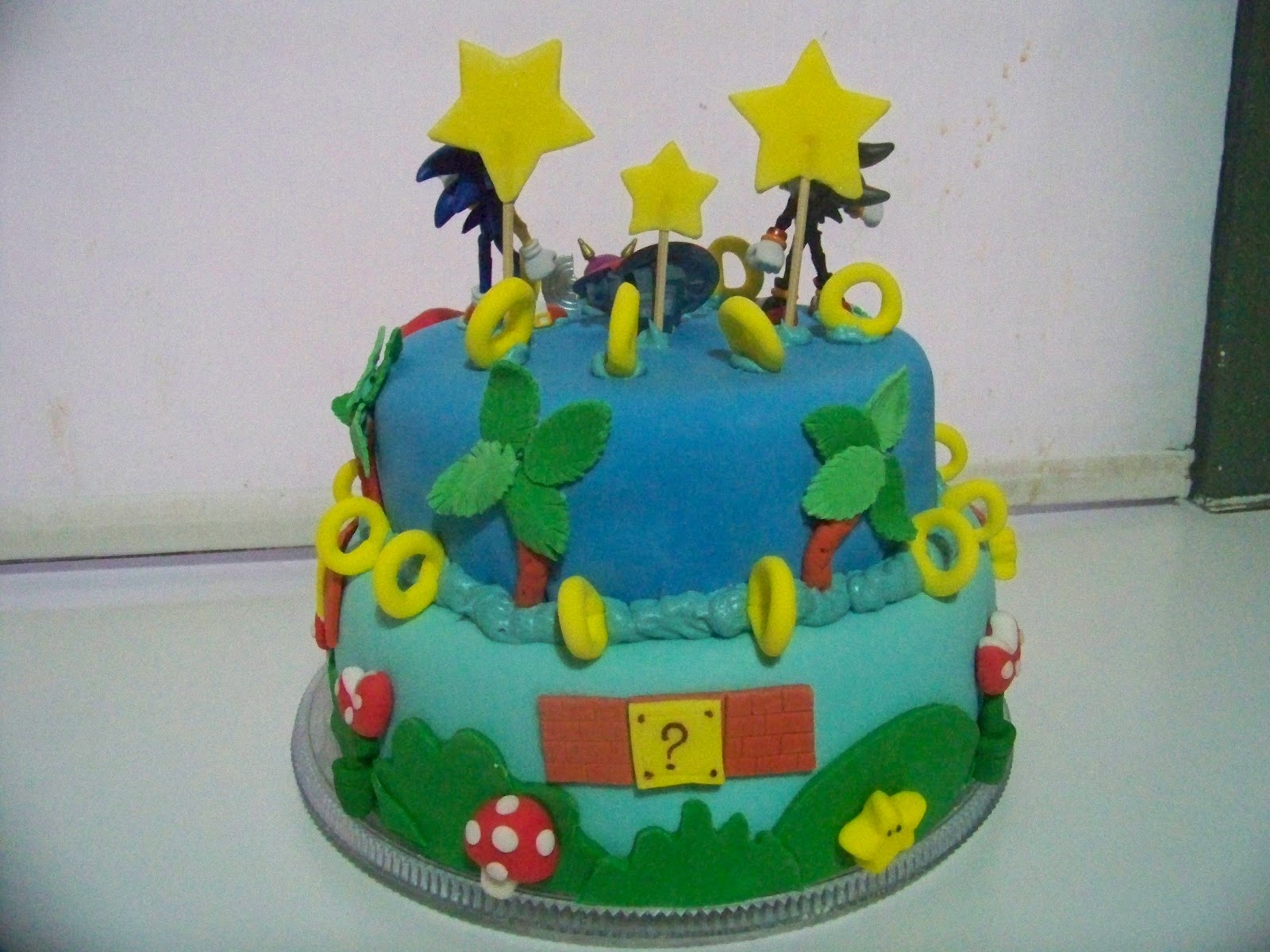 Sonic Birthday Cake