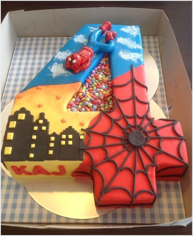 Spider-Man Birthday Cakes for Boys