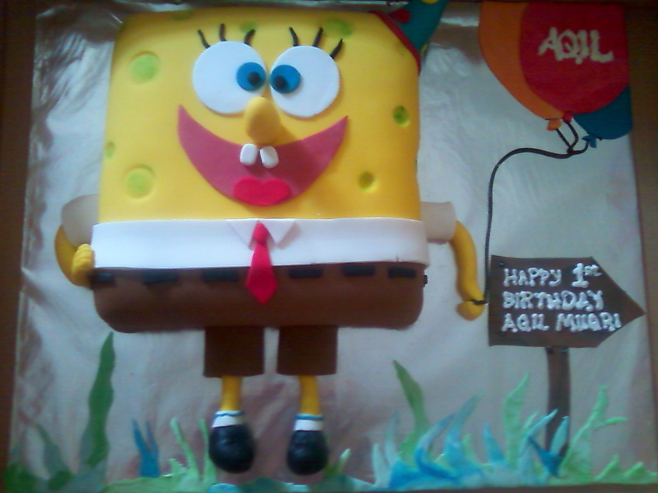 Spongebob SquarePants Birthday Cake